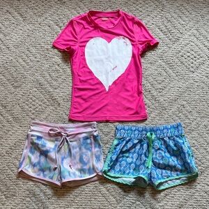 Short Sleeve Rashguard and Swim Shorts Set - 8